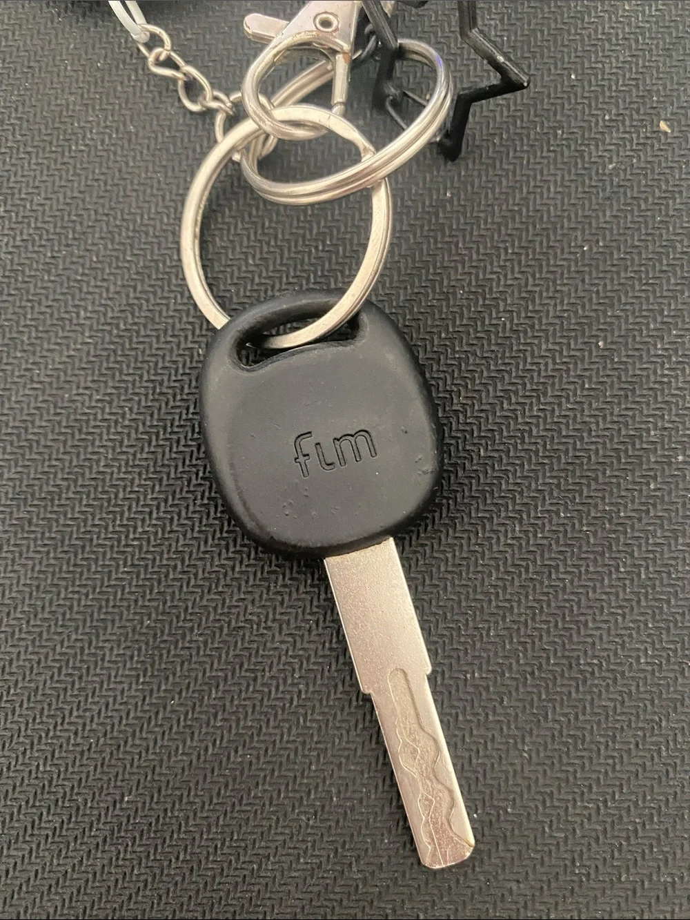 Black Key Fob Keychain - Men's Key Holder